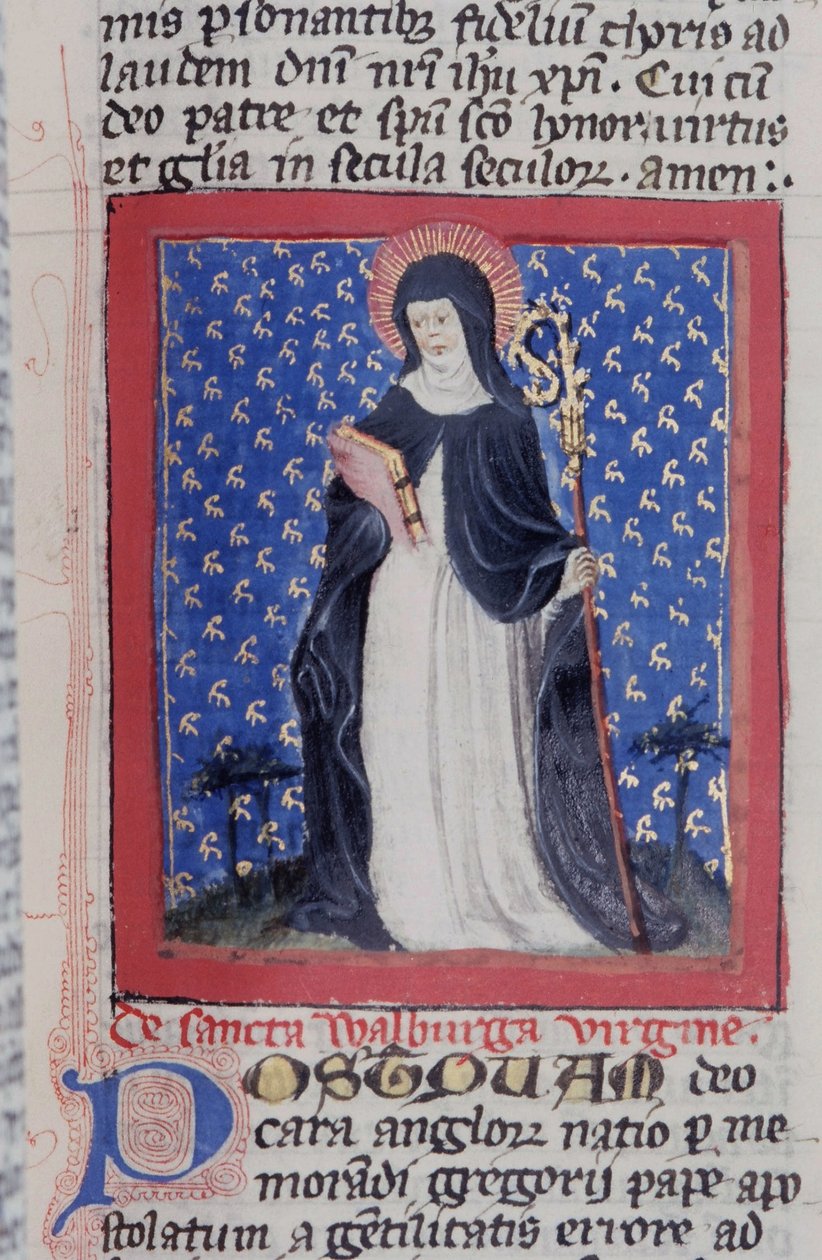 Ms Gen 1111 Page från Legenda Aurea, Brygge, c.1400-10 av Flemish School
