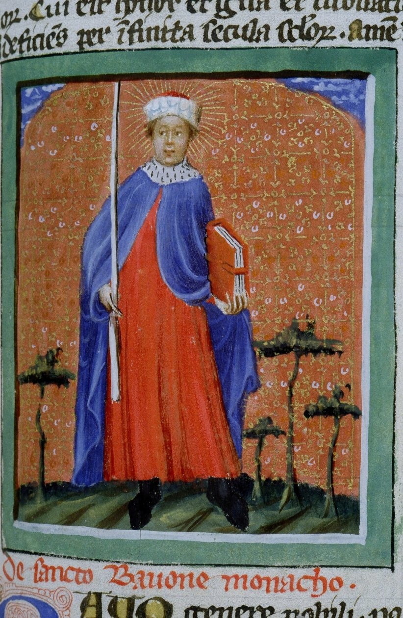 Ms Gen 1111 Page från Legenda Aurea, Brygge, c.1400-10 av Flemish School