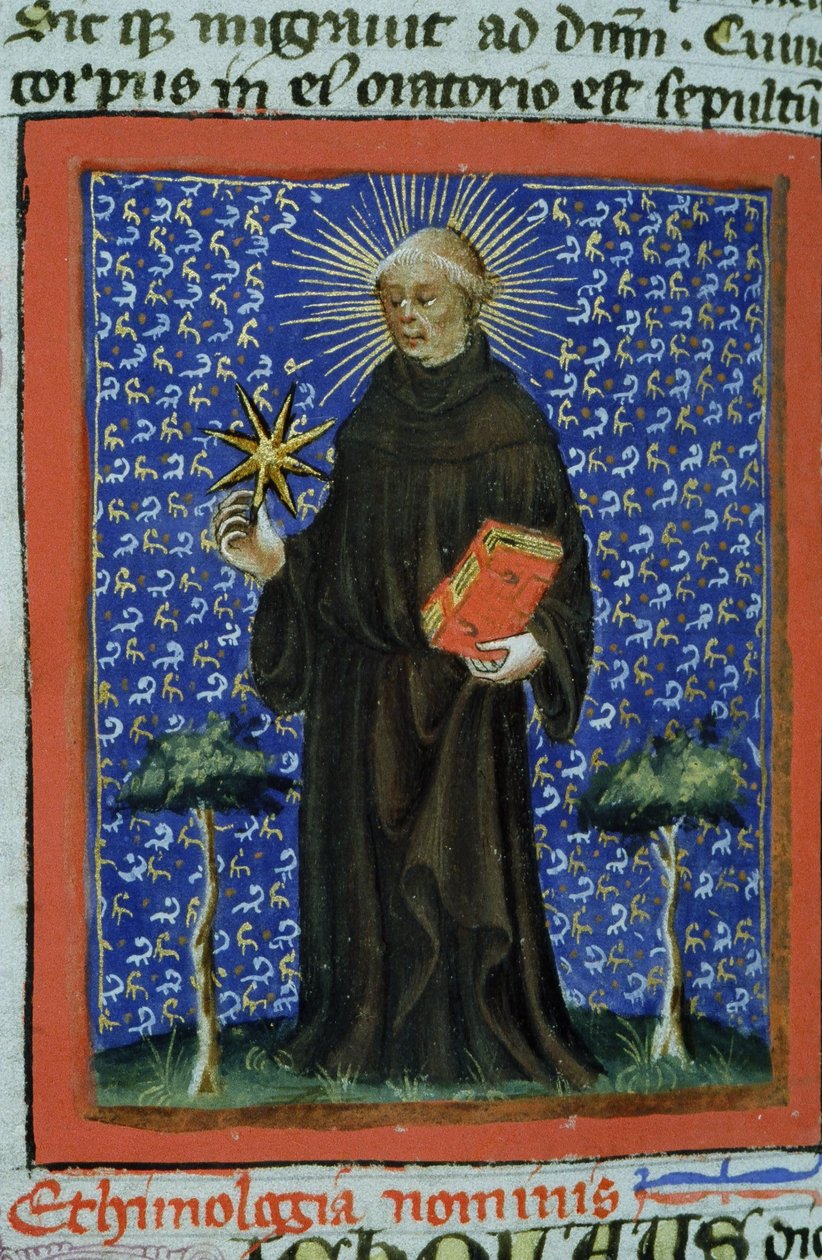 Ms Gen 1111 Page från Legenda Aurea, Brygge, c.1400-10 av Flemish School