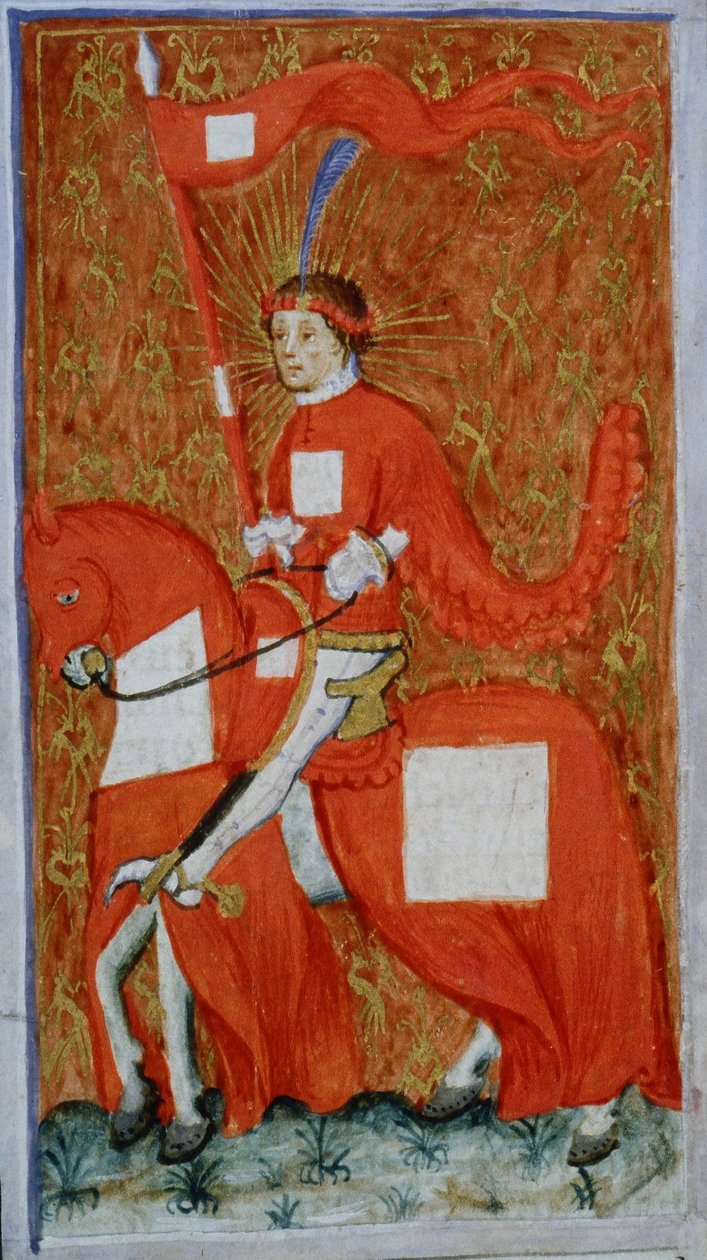 Ms Gen 1111 Page från Legenda Aurea, Brygge, c.1400-10