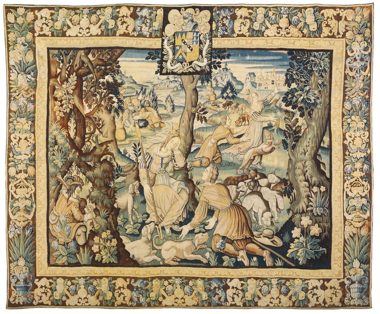 Mytologisk gobeläng, 1600-50 av Flemish School