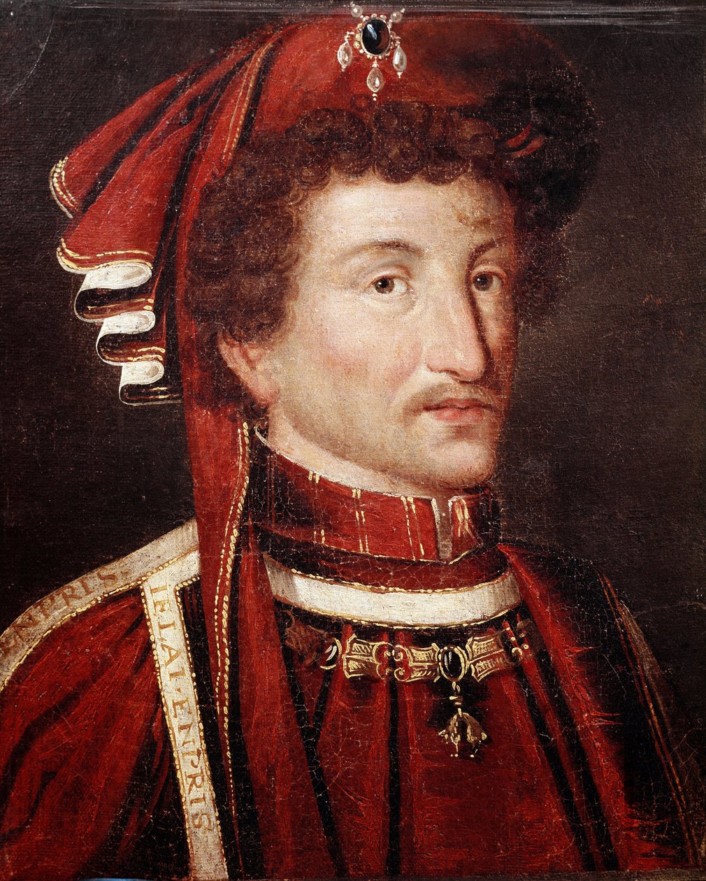 Porträtt av Karl den djärve, hertig av Bourgogne (målning av Flemish School