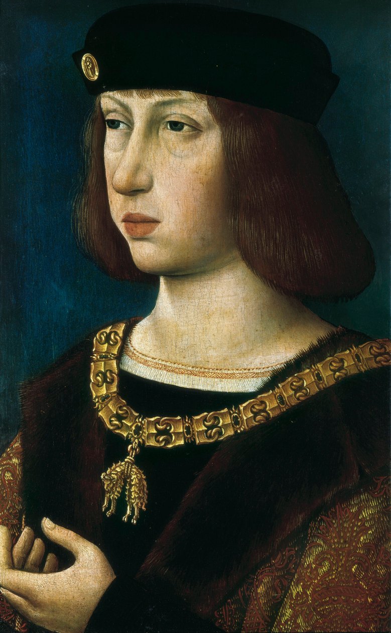 Porträtt av Filip I av Kastilien av Flemish School