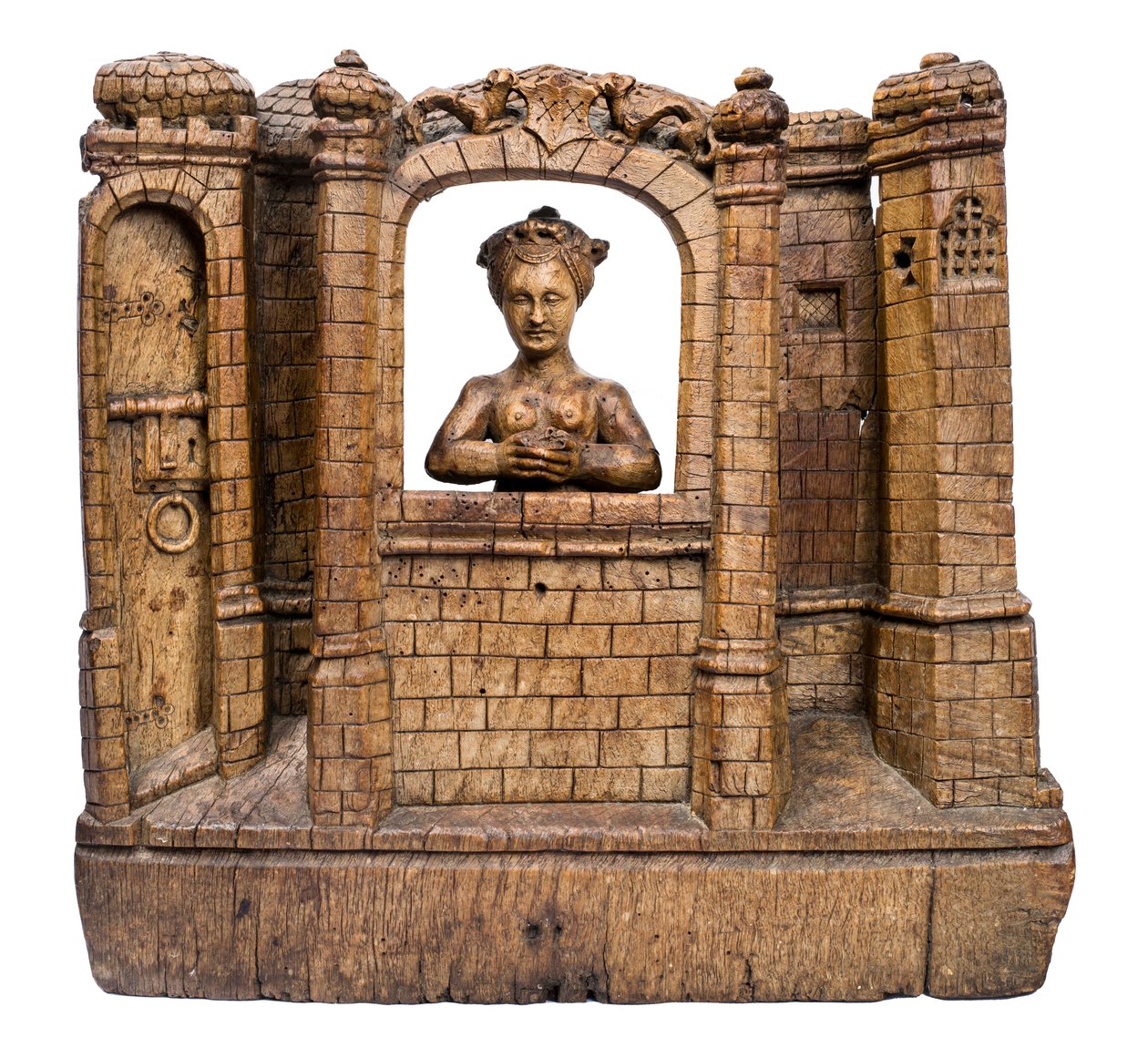 Sankta Barbara i hennes torn, ca 1500 av Flemish School