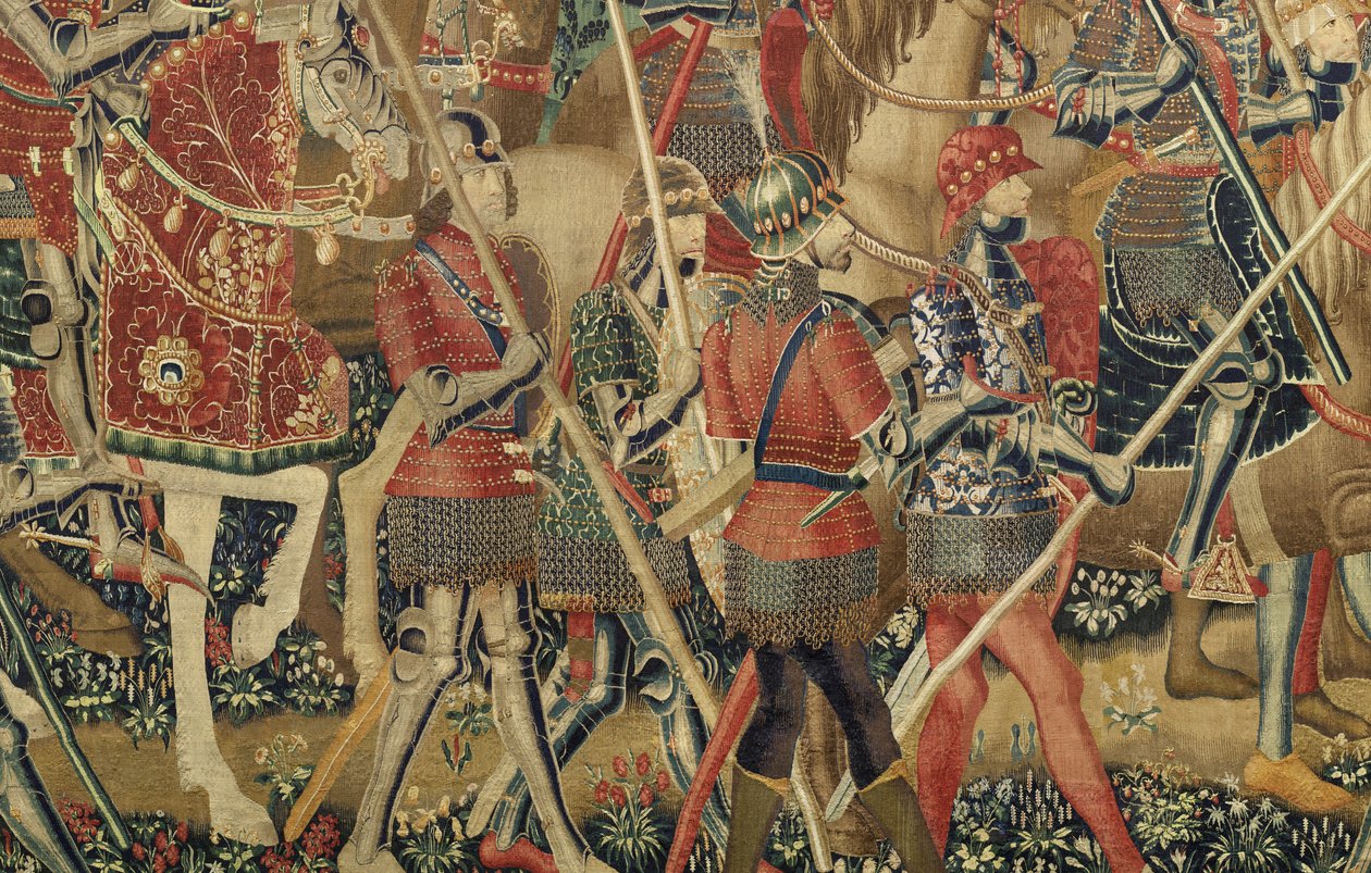 Gobeläng som visar erövringarna av kung Alfonso V av Portugal av Flemish School