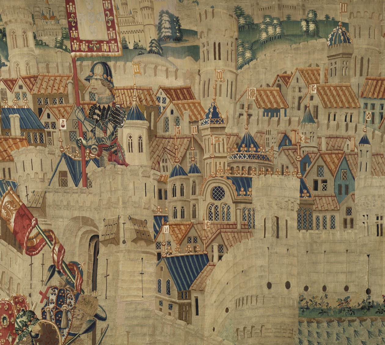 Gobeläng som visar erövringarna av kung Alfonso V av Portugal av Flemish School