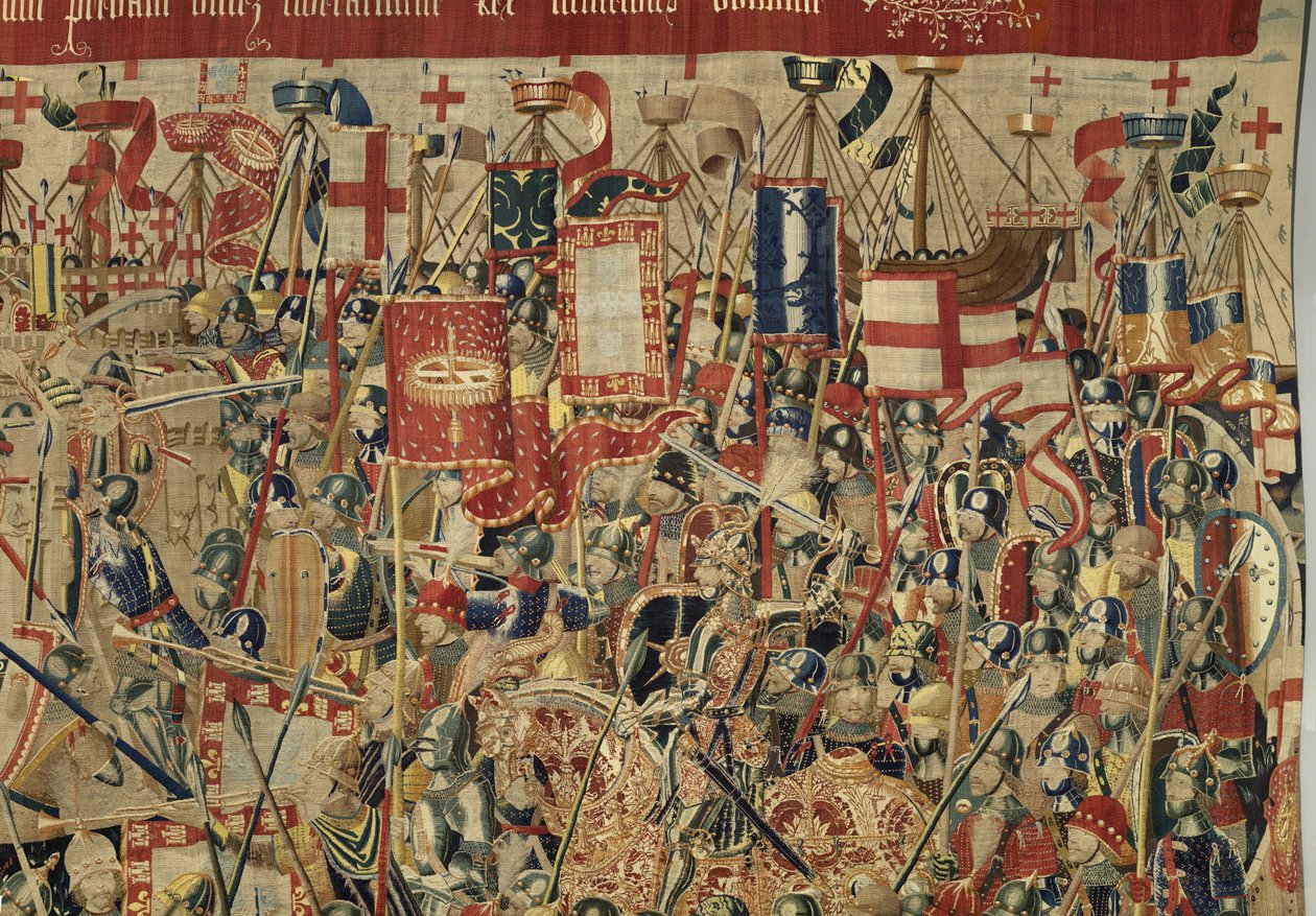 Gobeläng som visar erövringarna av kung Alfonso V av Portugal av Flemish School