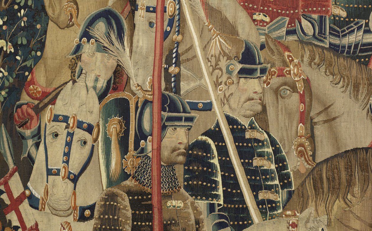 Gobeläng som visar erövringarna av kung Alfonso V av Portugal av Flemish School
