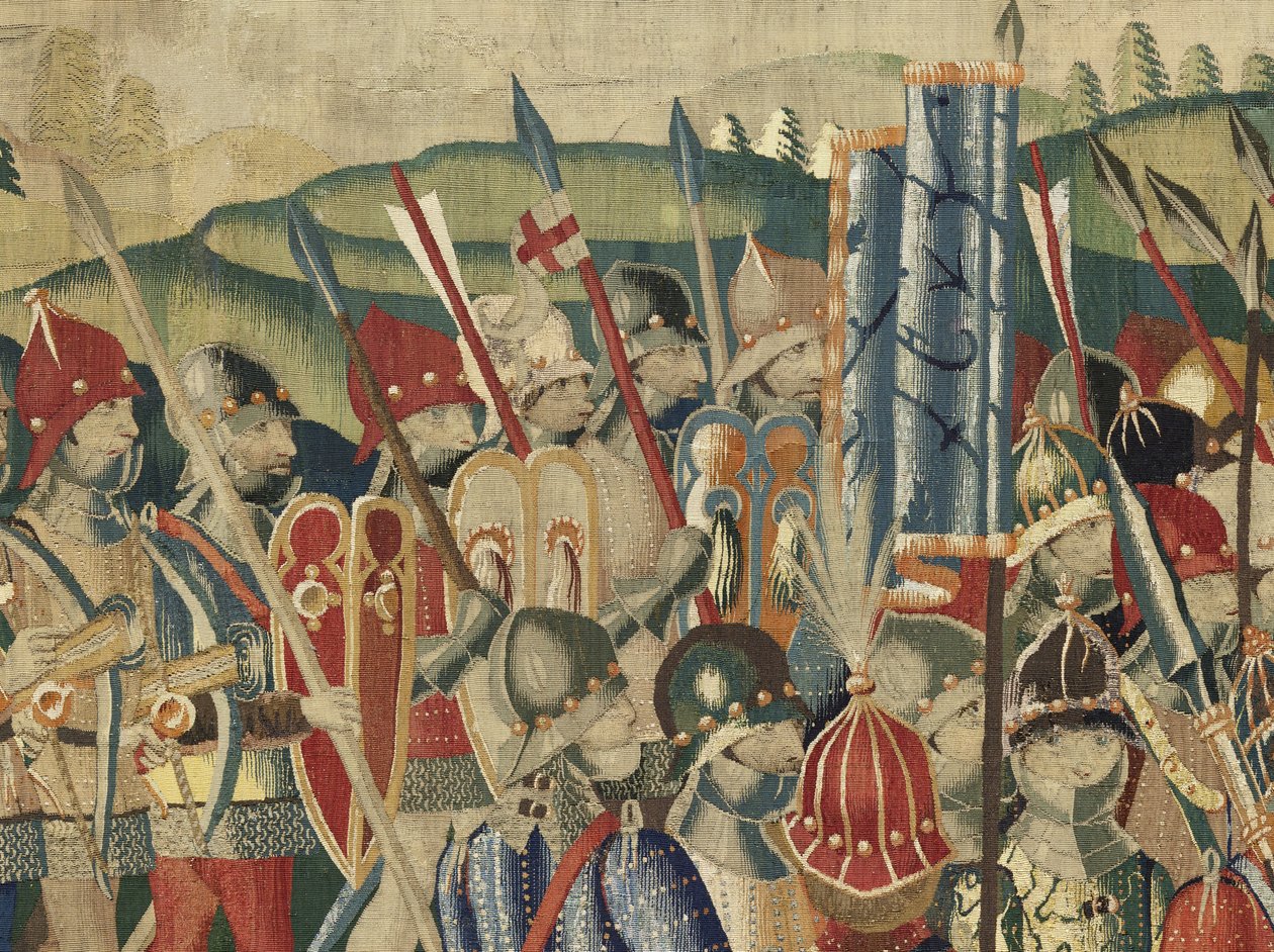 Gobeläng som visar erövringarna av kung Alfonso V av Portugal av Flemish School