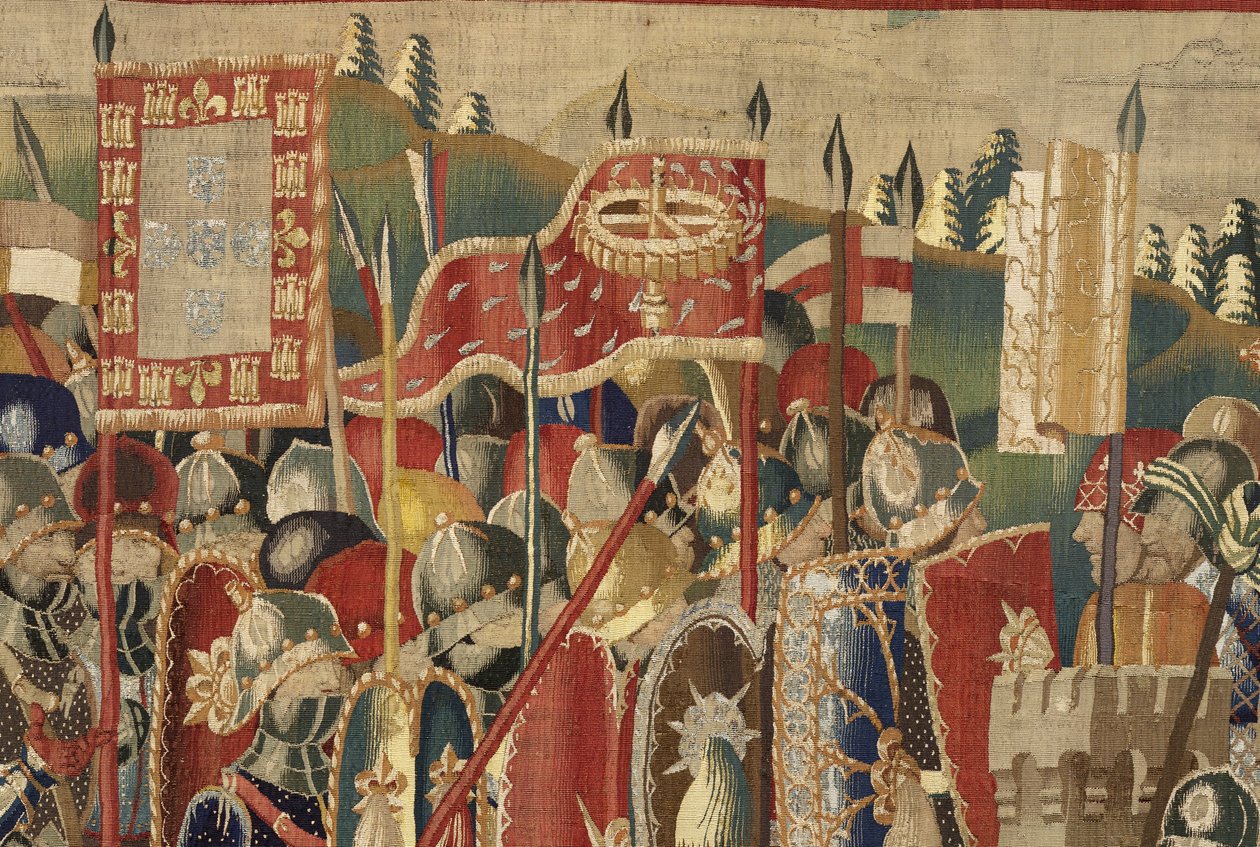 Gobeläng som visar erövringarna av kung Alfonso V av Portugal av Flemish School