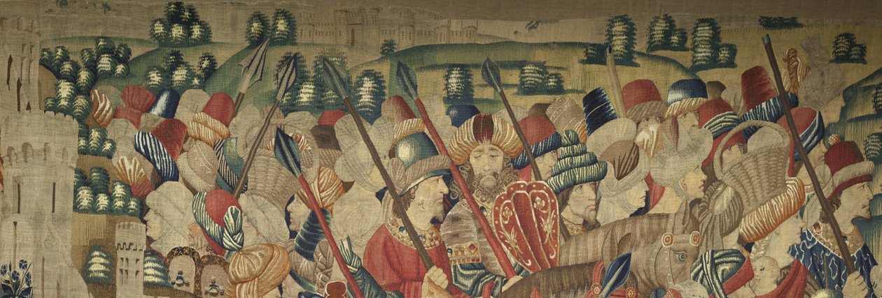 Gobeläng som visar erövringarna av kung Alfonso V av Portugal av Flemish School