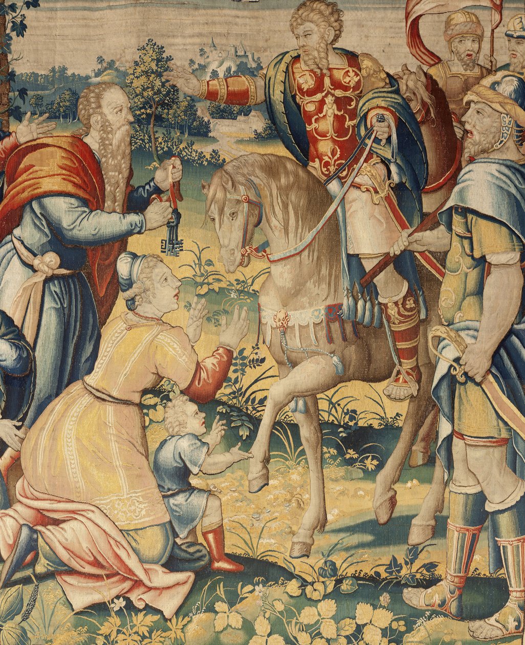 The History of Hannibal, c.1570 (gobeläng) av Flemish School