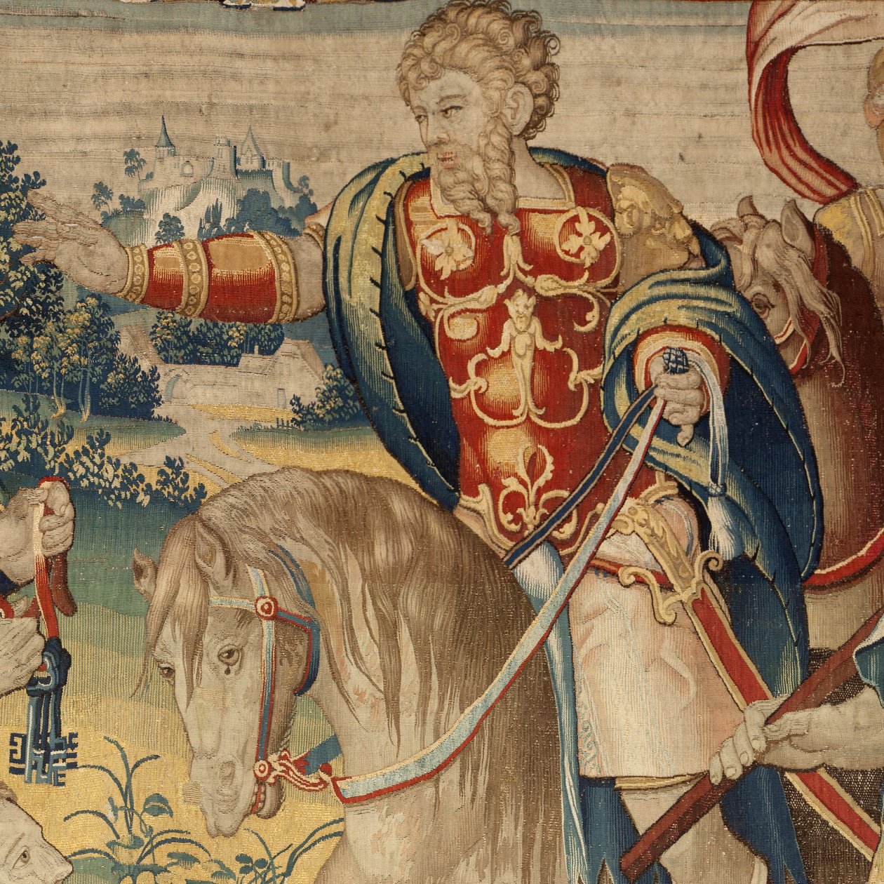 The History of Hannibal, c.1570 (gobeläng) av Flemish School