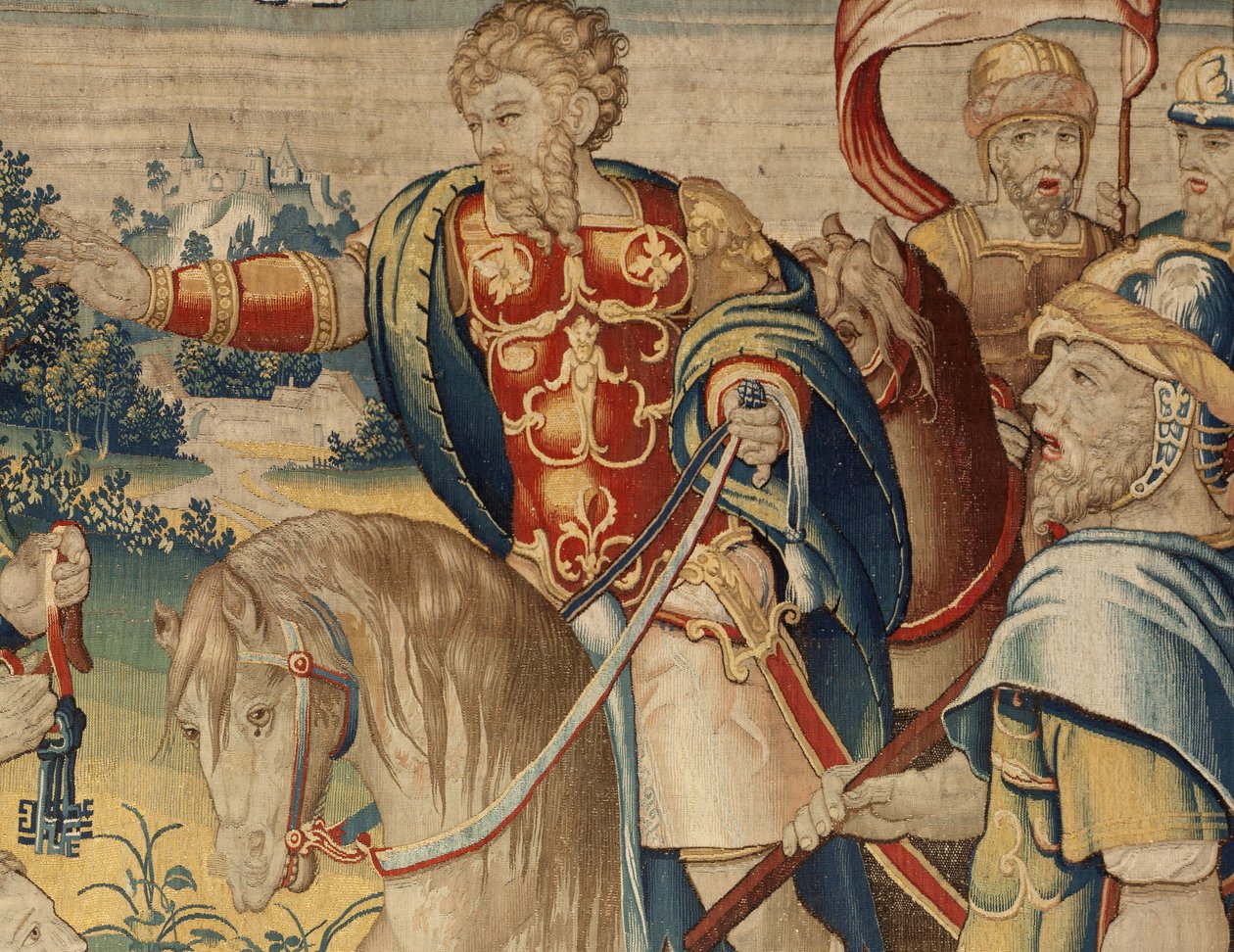 The History of Hannibal, c.1570 (gobeläng) av Flemish School