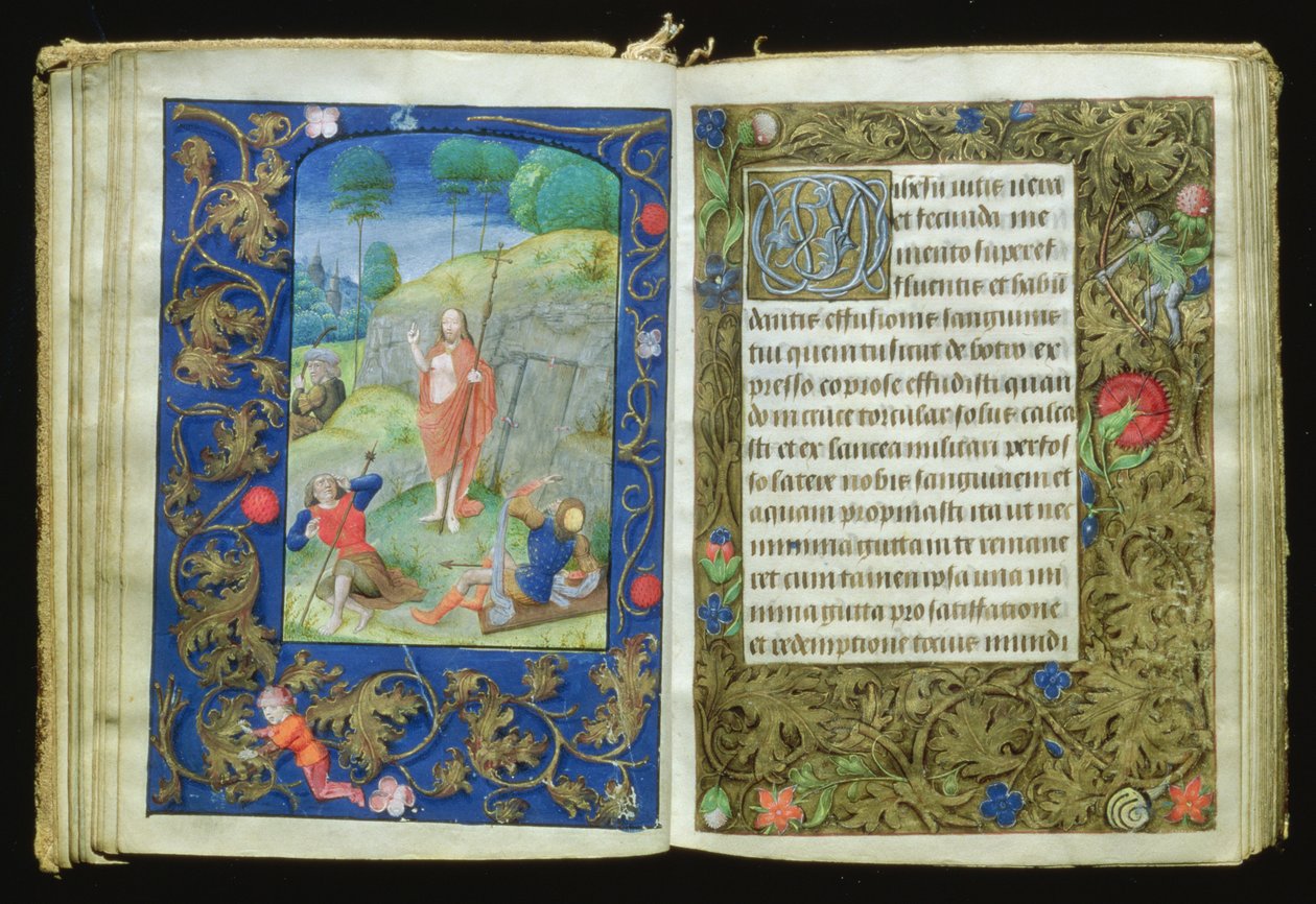 The Resurrection, miniatyr från Stafford Prayer Book av Flemish School