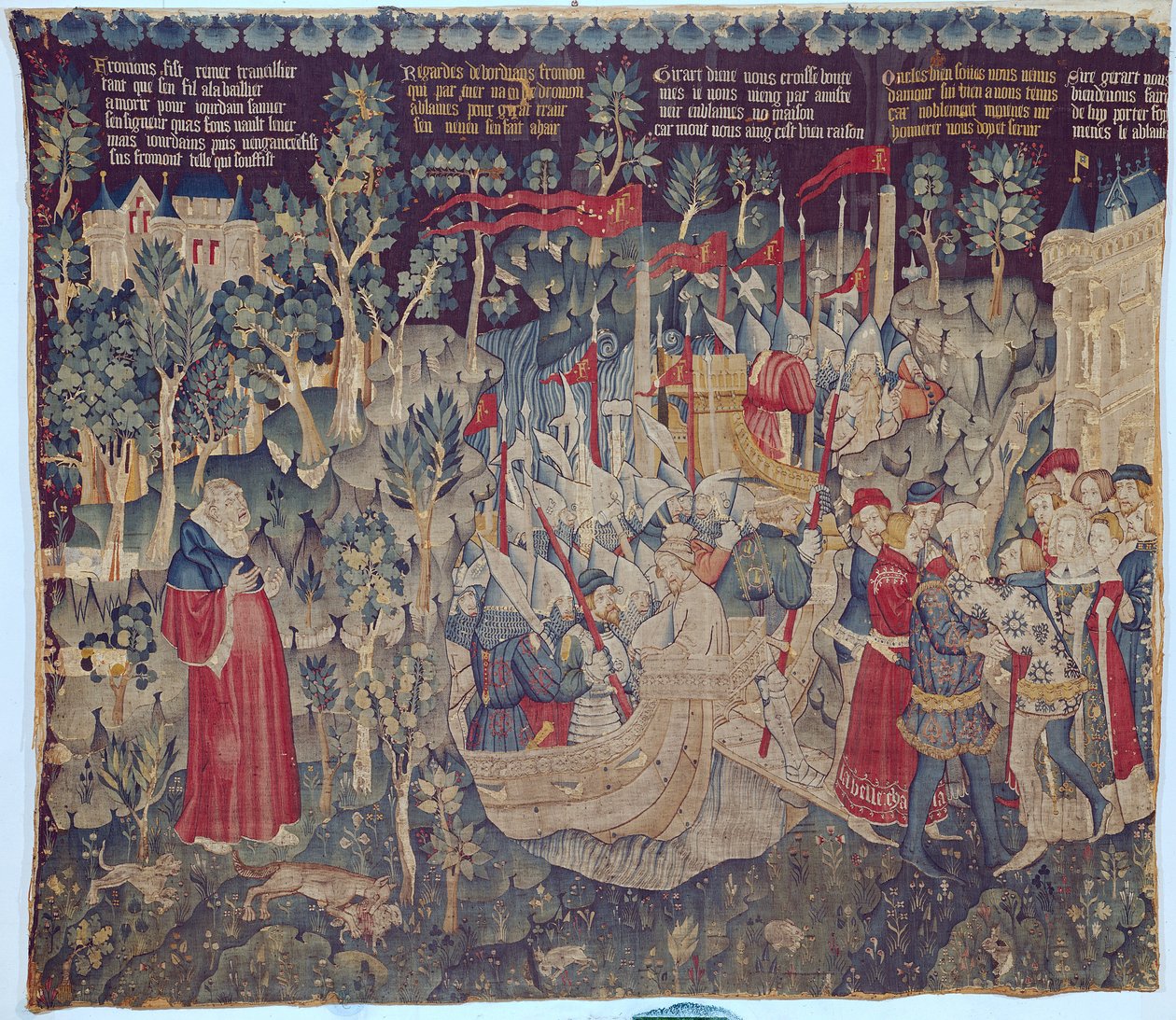 Berättelsen om Jourdain de Blaye, Arras Workshop av Flemish School