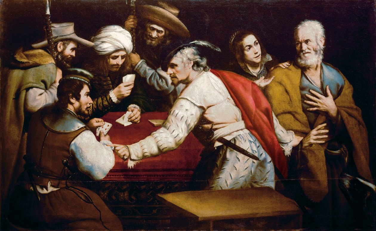 Förnekandet av St. Peter, katedralen i Sevilla, Spanien av Flemish School