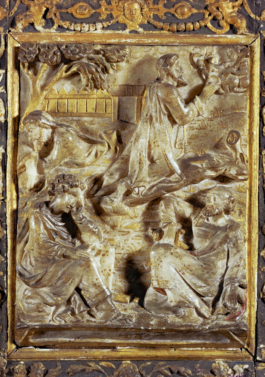 Natten vid Getsemane ... (alabaster) av Flemish School