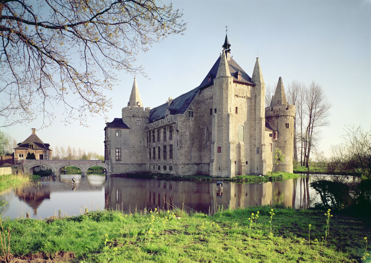 Utsikt över slottet av Flemish School