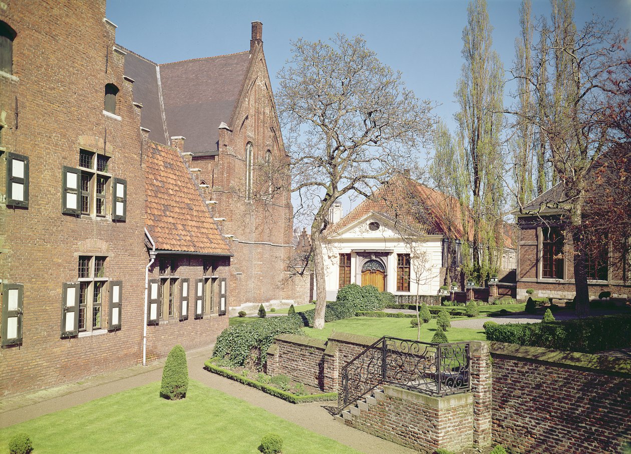 Utsikt över Abbedissans hus, matsalen och en sovsal (se även 208605, 375105, 375106 & 375107) av Flemish School
