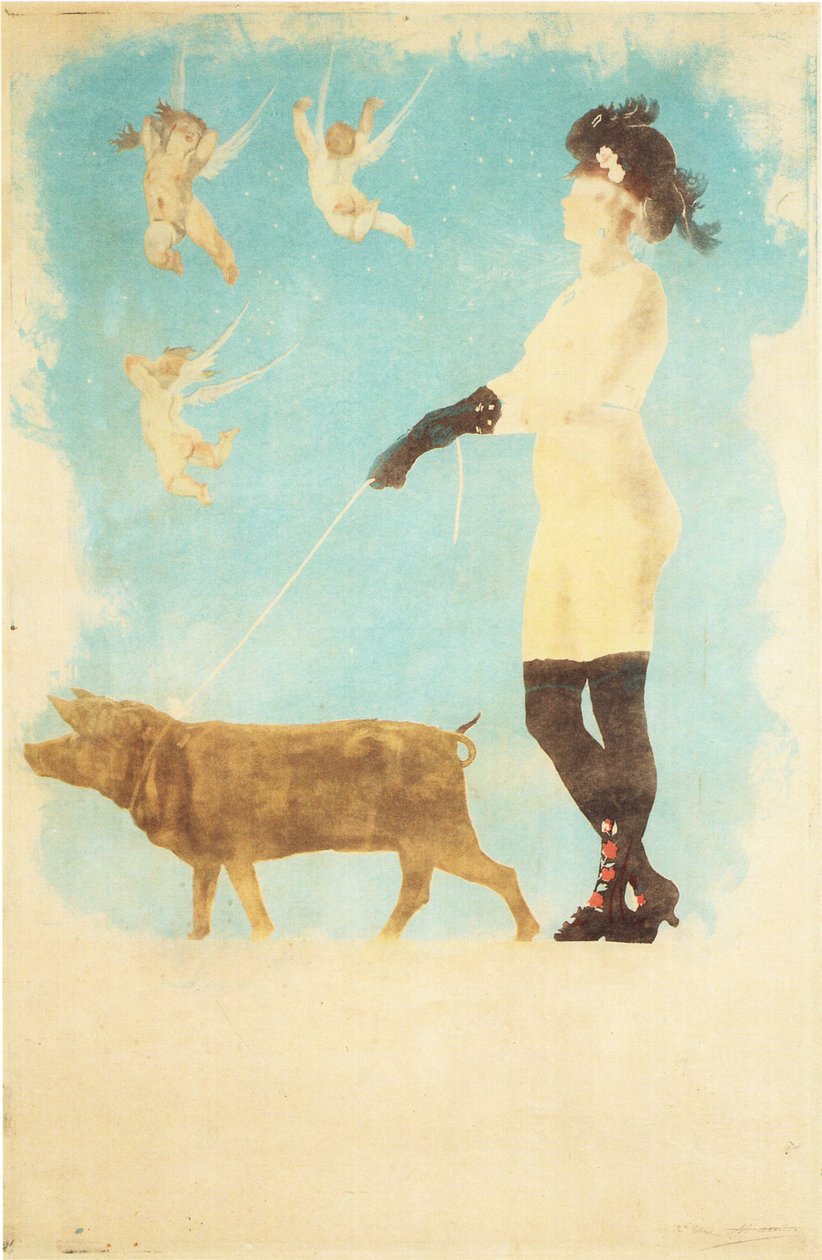  Pornokratès av Félicien Rops