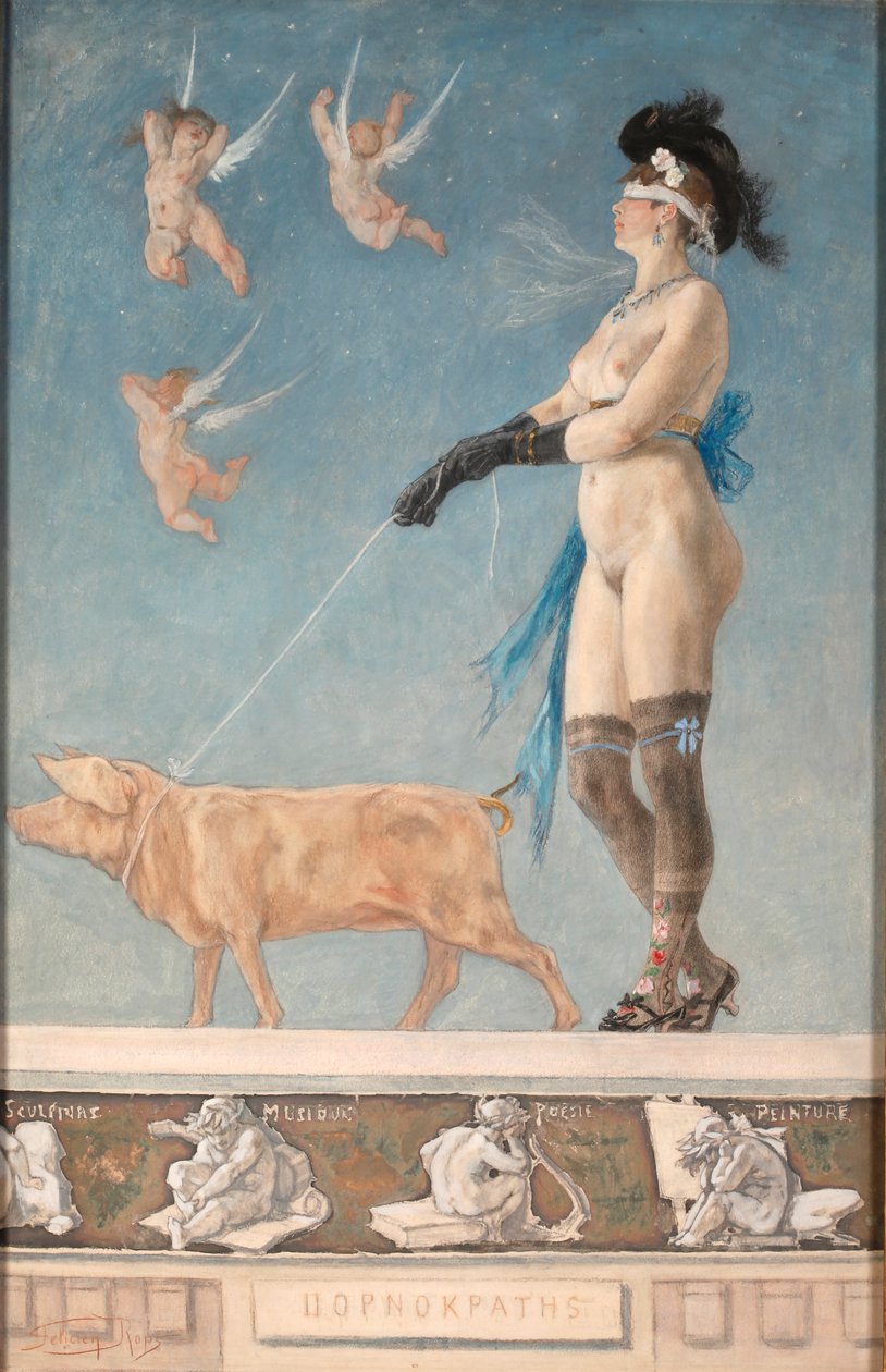 Pornokratès av Félicien Rops
