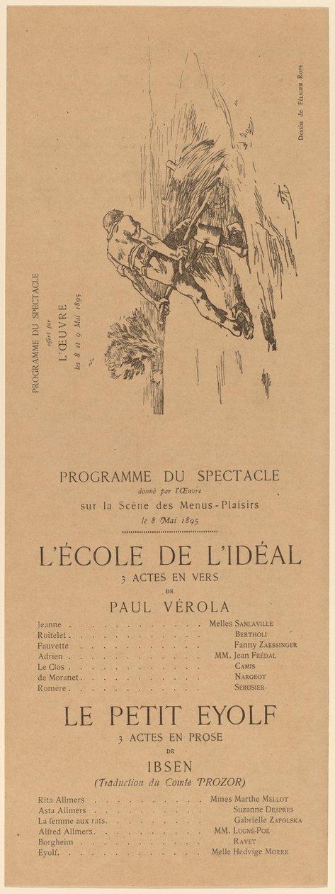 Idealets skola; Lille Eyolf av Félicien Rops