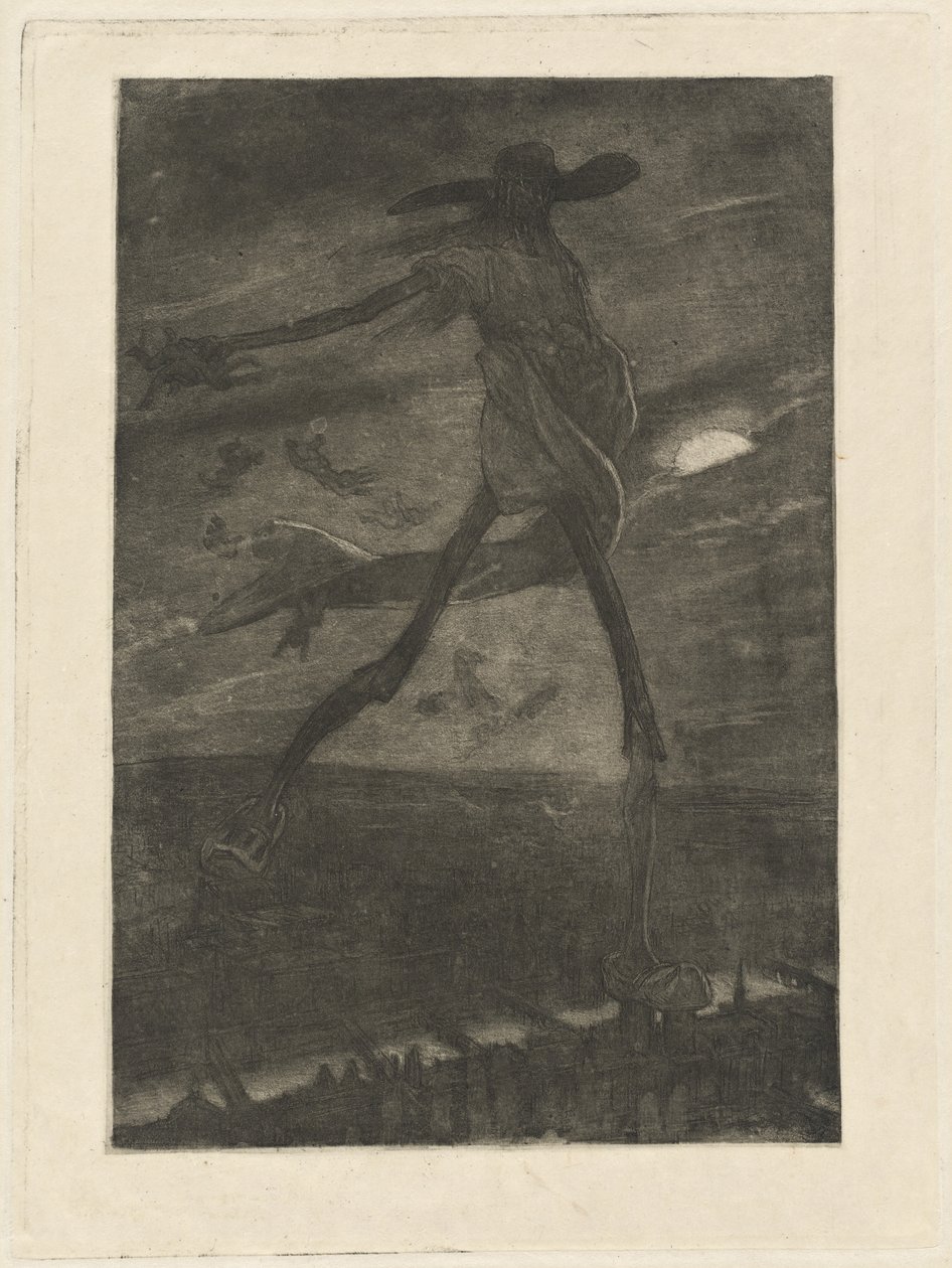 Satan som sår tara av Félicien Rops