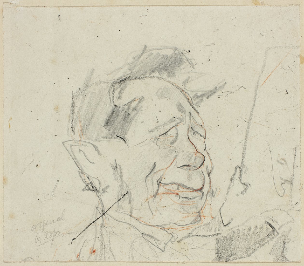 Skiss av Ferdinand Marinus av Félicien Rops