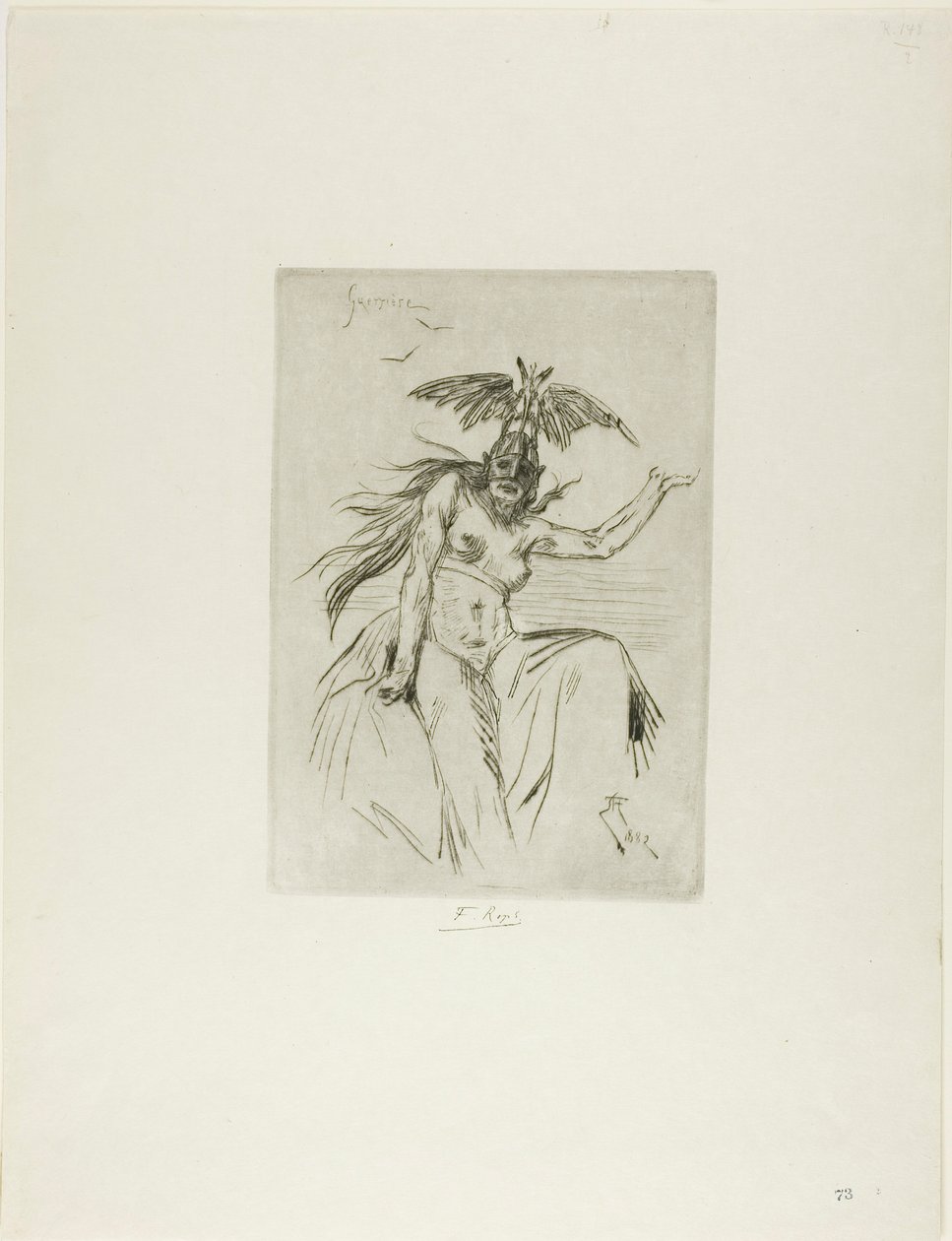 Krigare av Félicien Rops