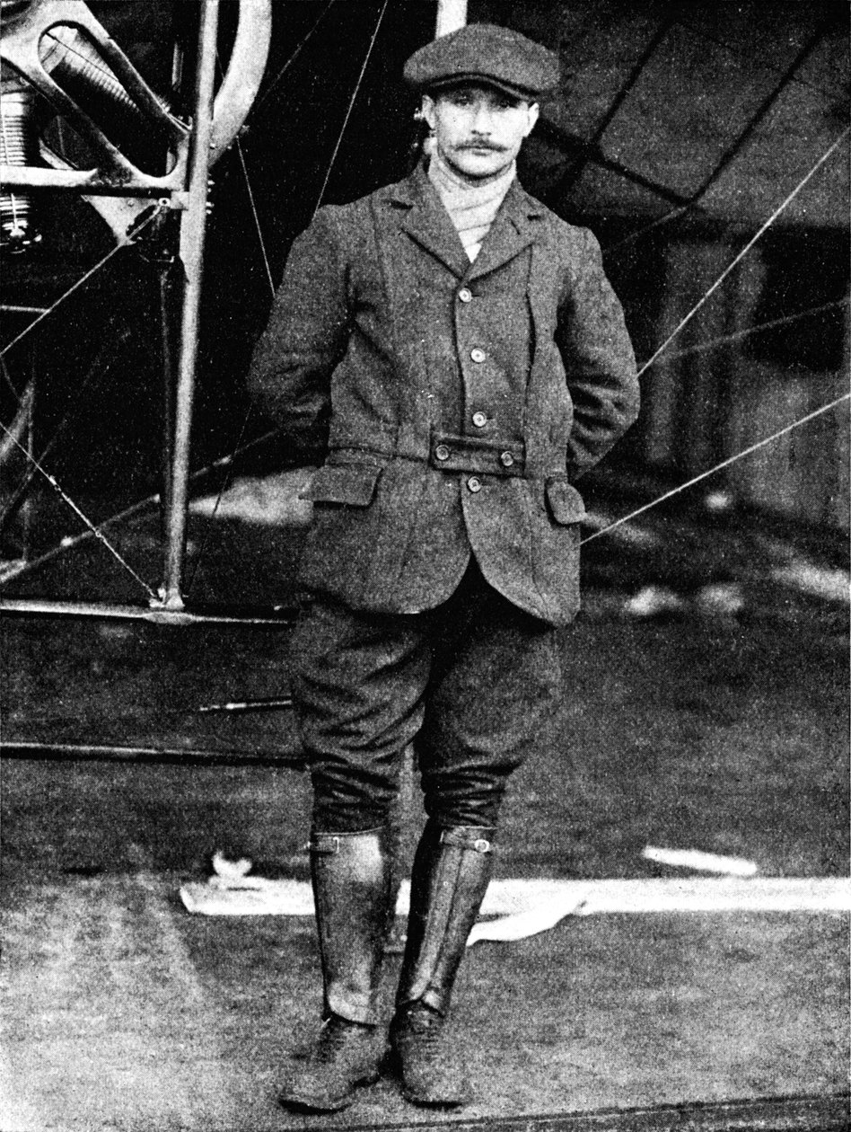 Henri Salmet, den store Bleriot-piloten, i Hendon, London, 1912 1933. av Flight Photo