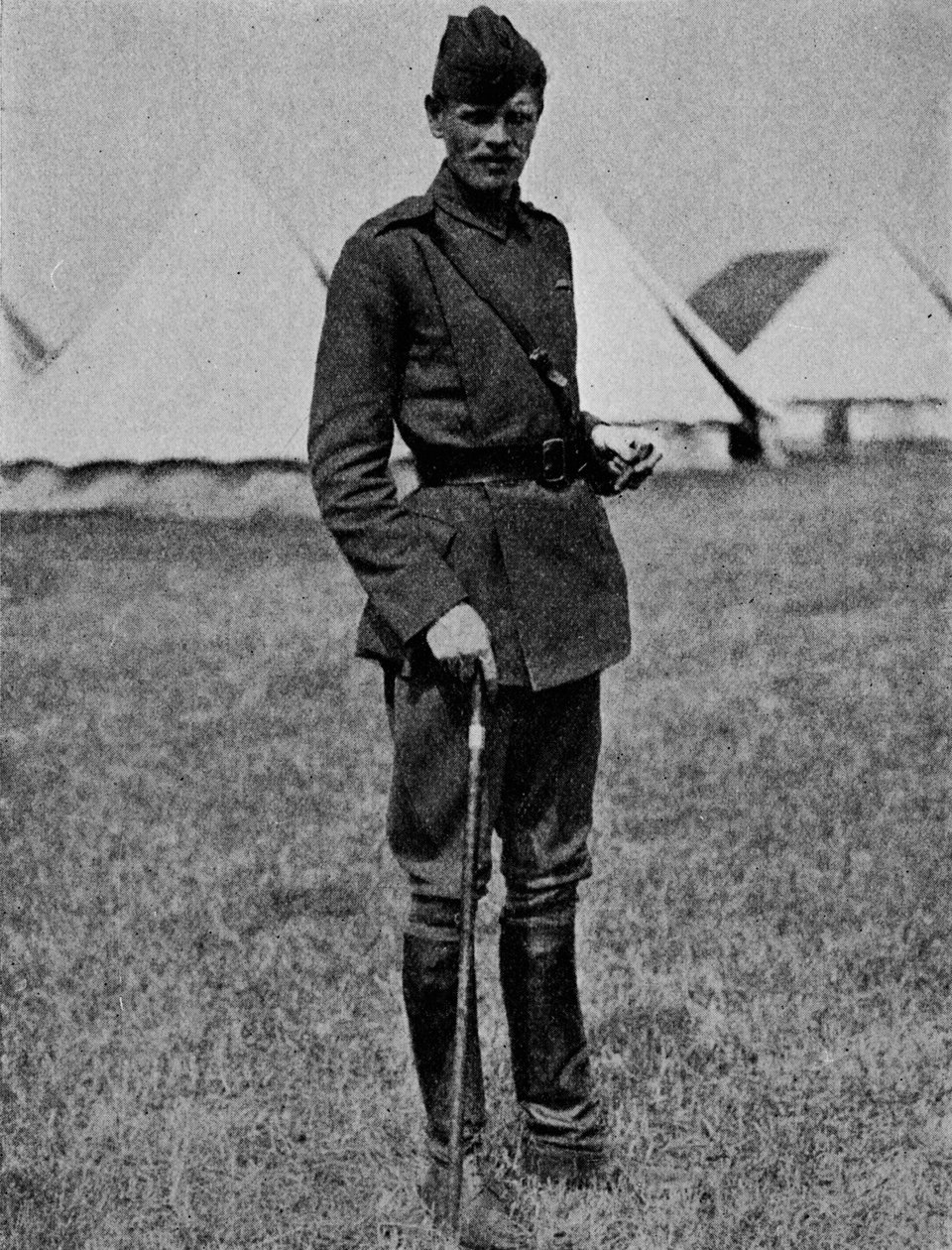 Löjtnant BH Barrington-Kennett, den förste adjutanten av RFC, 1912 1933 av Flight Photo