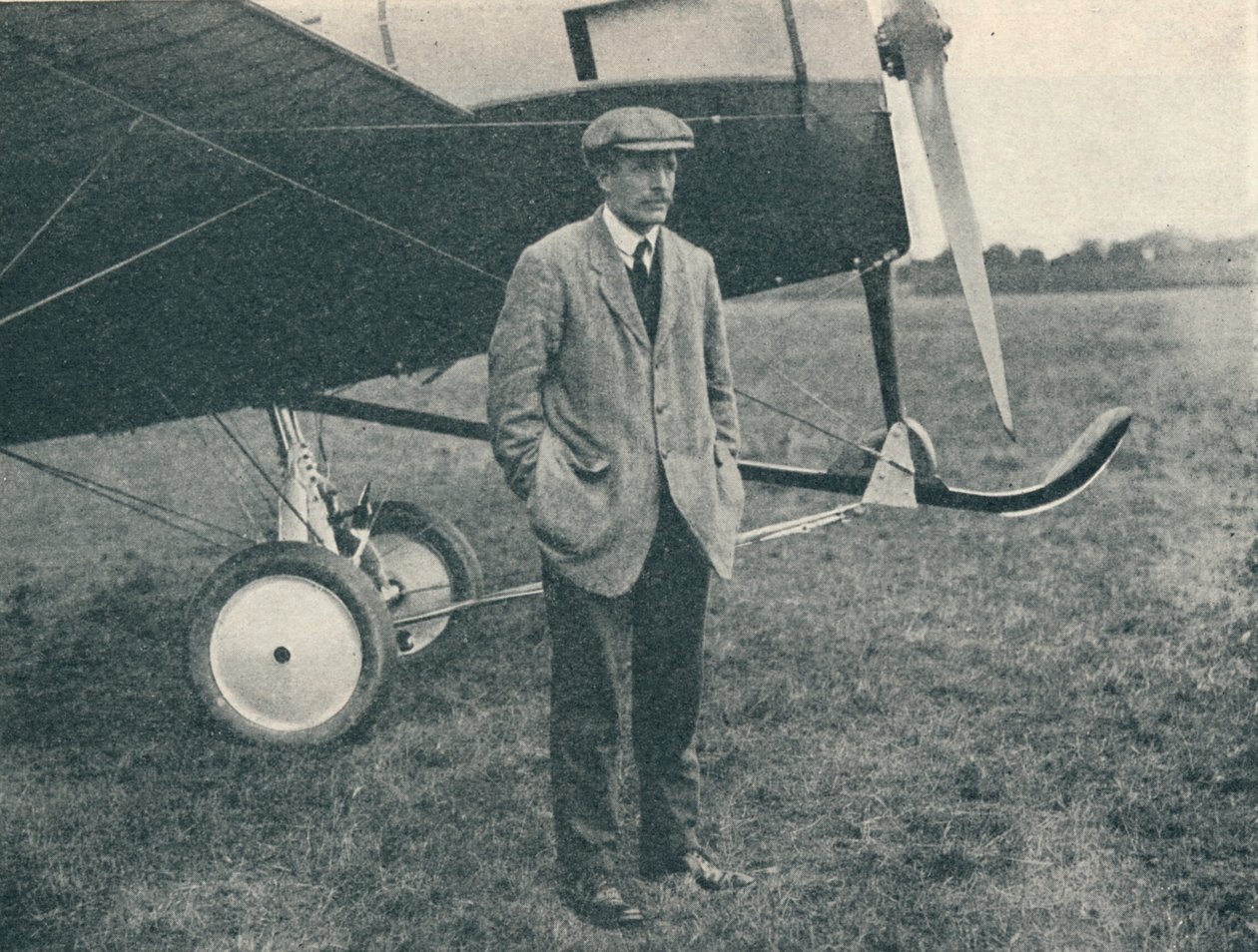 London-Brighton Race: Harold Barnwell, piloten på Martinsyde, 1913 1934 av Flight Photo