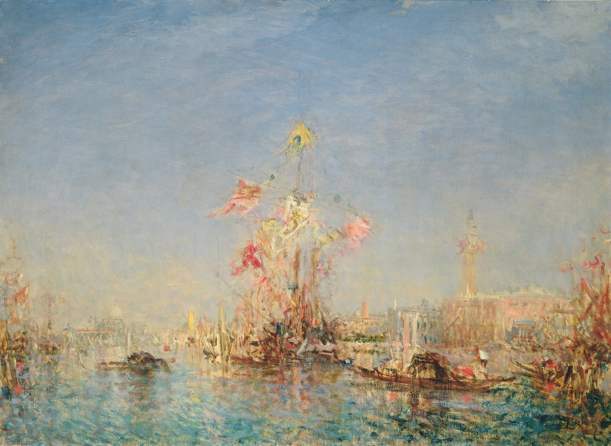 Venedig av Félix Ziem