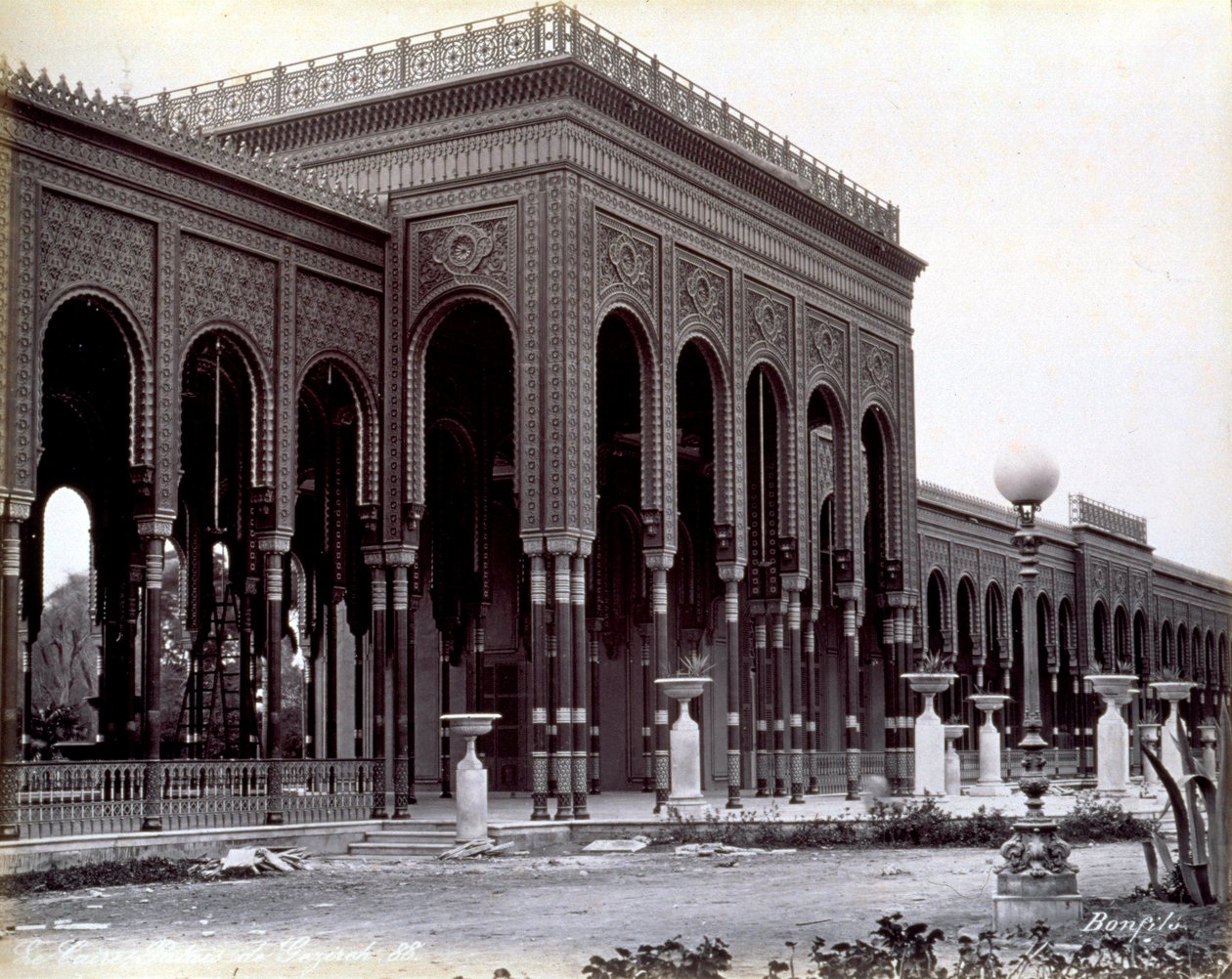 Gazirah Palace i Kairo av Félix Bonfils