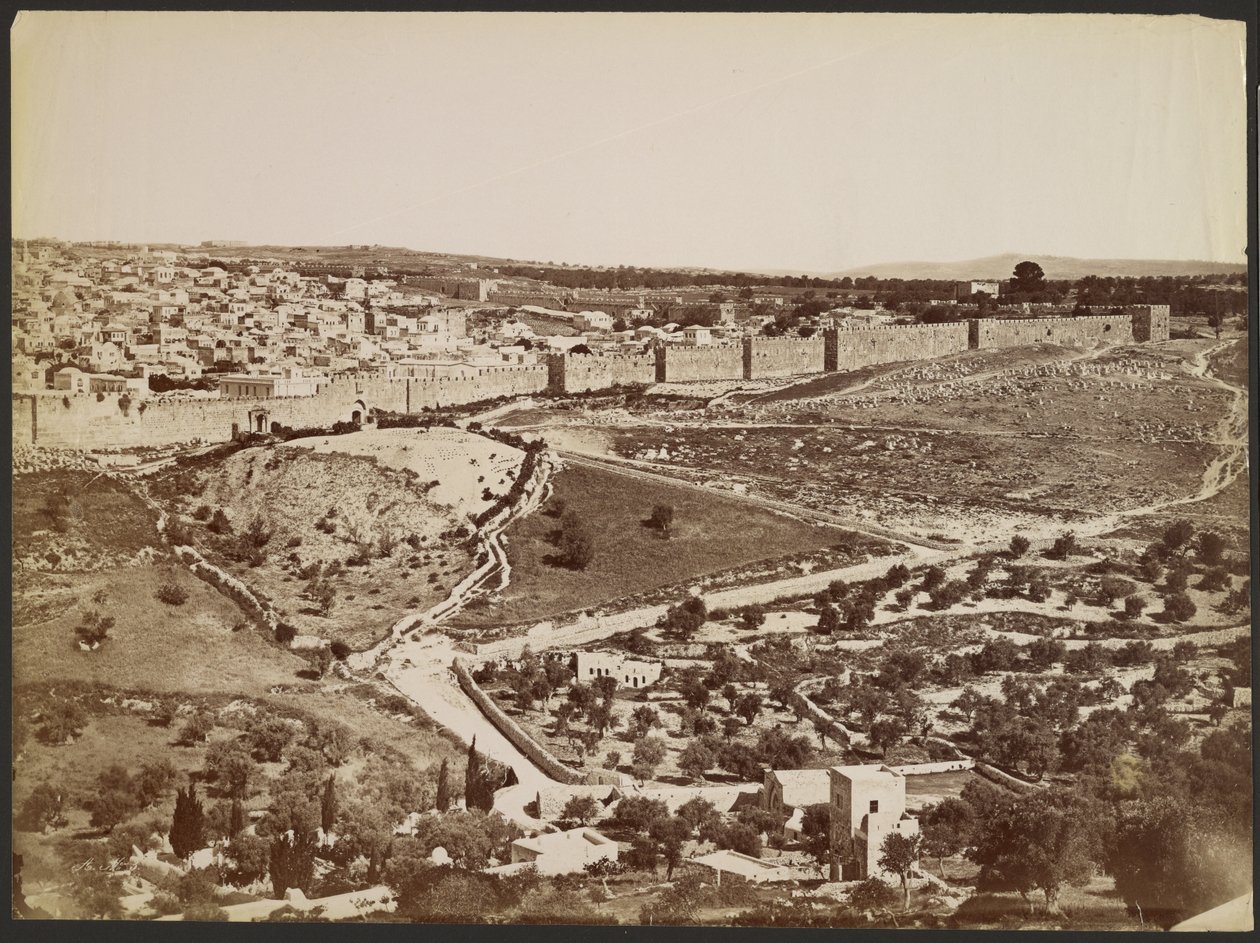 [Jerusalem] av Félix Bonfils