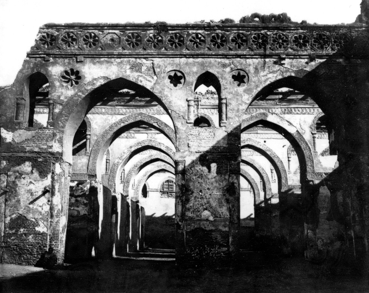 Moskéruin, Kairo, Egypten, 1878 av Félix Bonfils