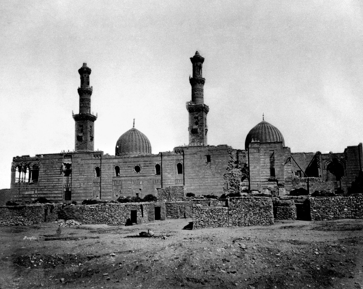 Sultan Barquq-moskén, Kairo, Egypten, 1878 av Félix Bonfils
