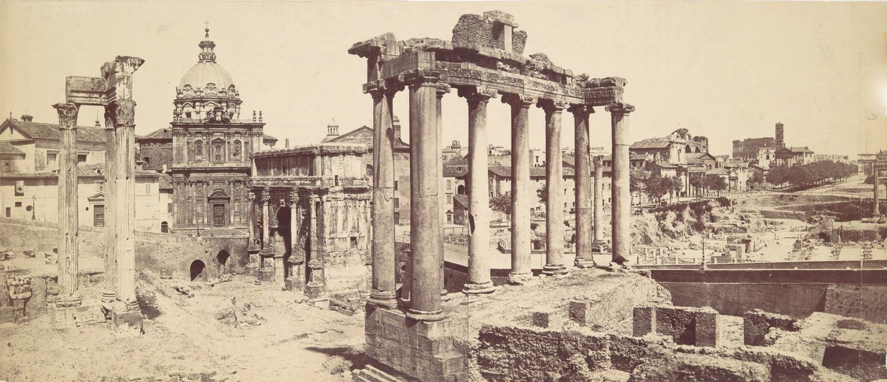 [The Roman Forum], ca. 1870-talet. av Félix Bonfils