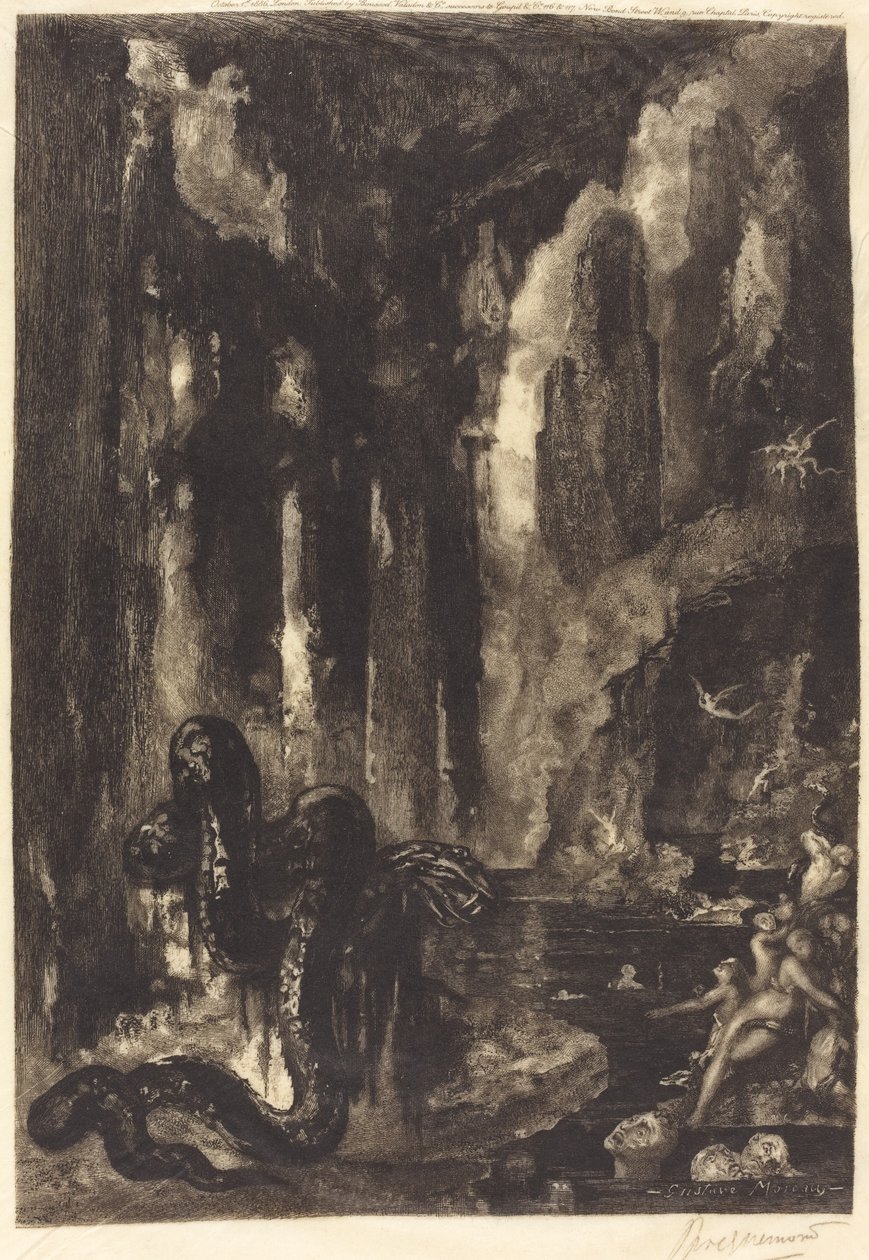 swedish av Félix Bracquemond after Gustave Moreau
