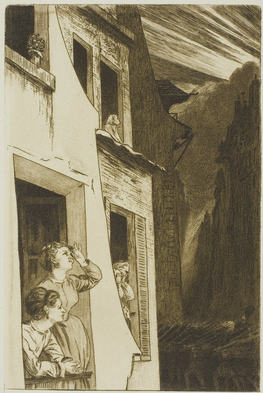 Förmörkelsen av Félix Henri Bracquemond