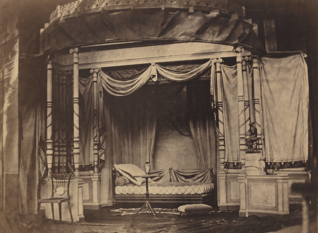 Sovrumsutställning i Paris Universal Exposition 1855 av Félix Jacques Antoine Moulin