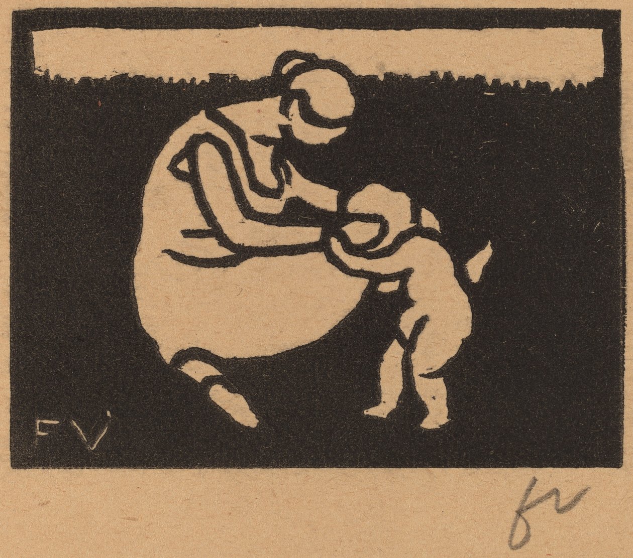 Badande och barn Badande och barn, 1893. av Félix Vallotton