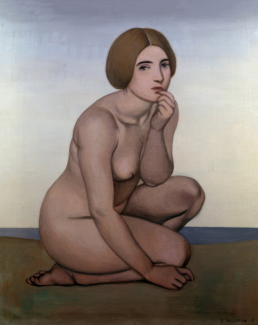 Hukande badare av Félix Vallotton