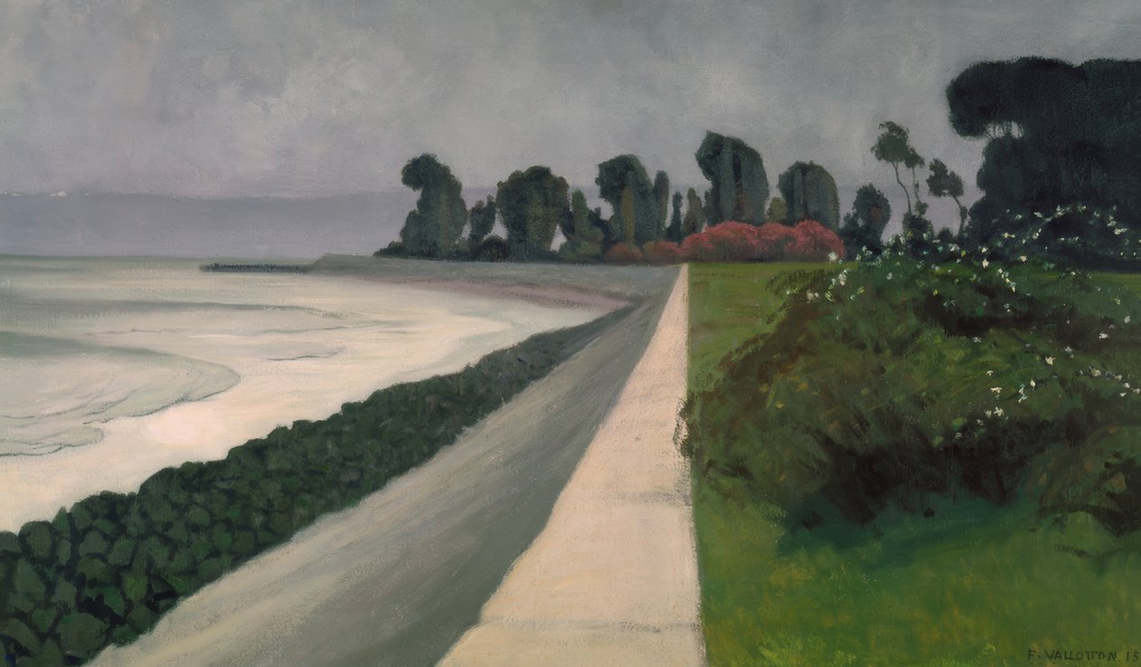 Havet vid Honfleur av Félix Vallotton