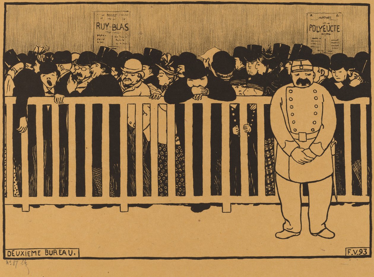 Second Office (Box Office) av Félix Vallotton