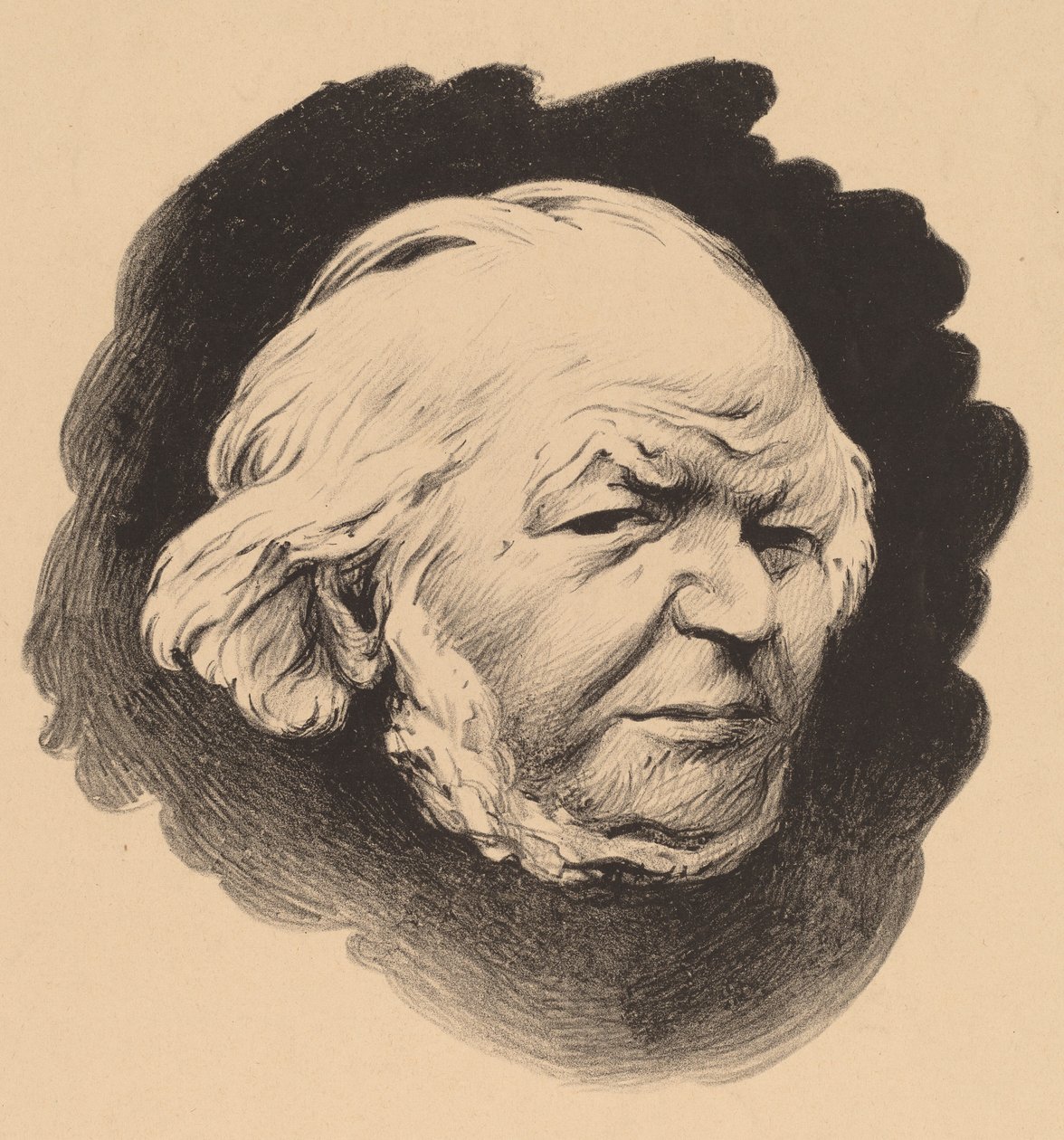 Henri Daumier (Hedra Daumier) av Félix Vallotton