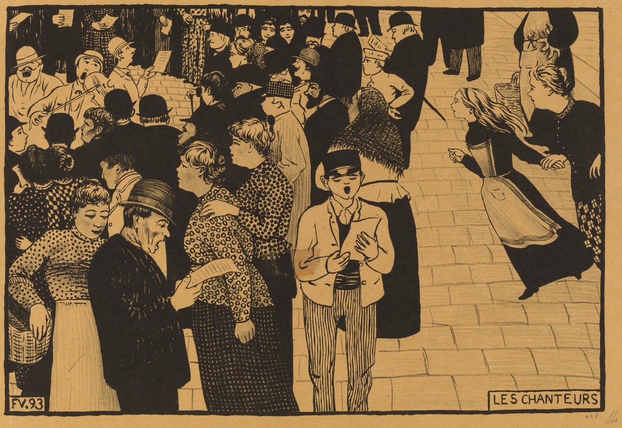 Sångarna av Félix Vallotton
