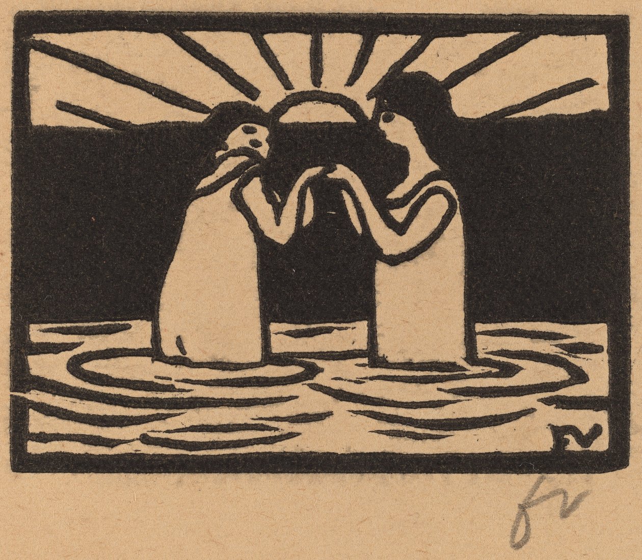 Spela i solen (Jeux au soleil) av Félix Vallotton