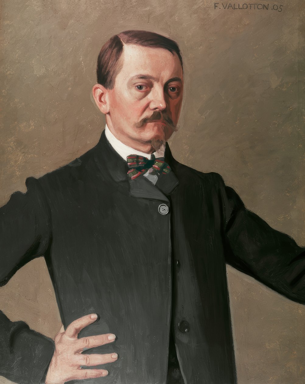 Självporträtt av Félix Vallotton av Félix Vallotton